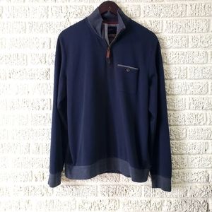 Ted Baker Valerio Quarter Zip Pullover Sweater